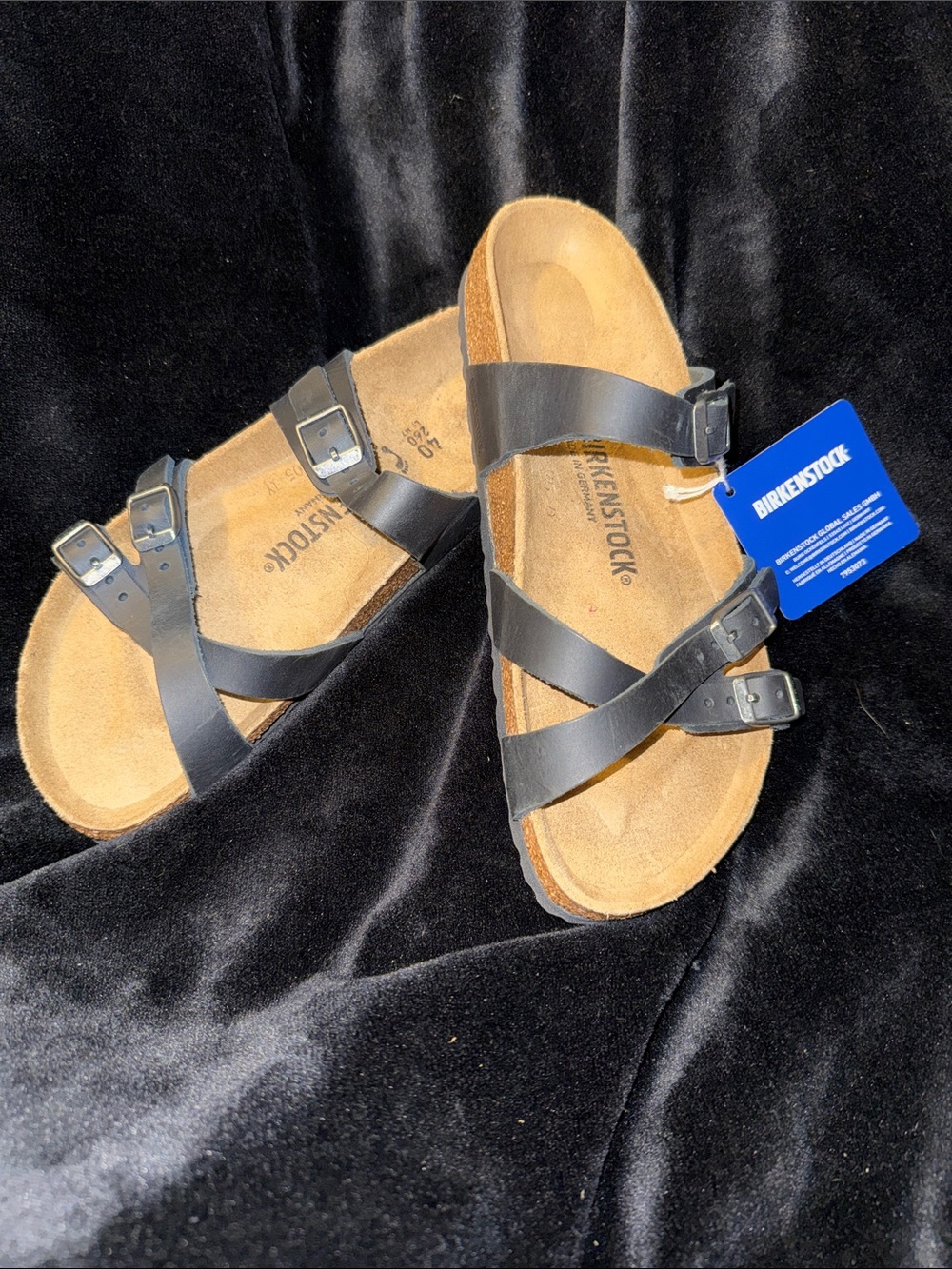Birkenstock Women’s Black Mayari Leather Sandals